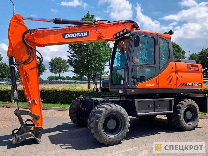 Аренда колесного экскаватора Doosan DX140W