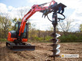Фото Аренда ямобура на базе мини-экскаватора