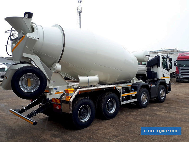 Автобетоносмеситель Liebherr HTM 904 ZA на шасси Scania P380 в аренду