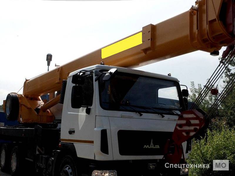 Полуприцеп автокран. Аренда автокрана 30 метров