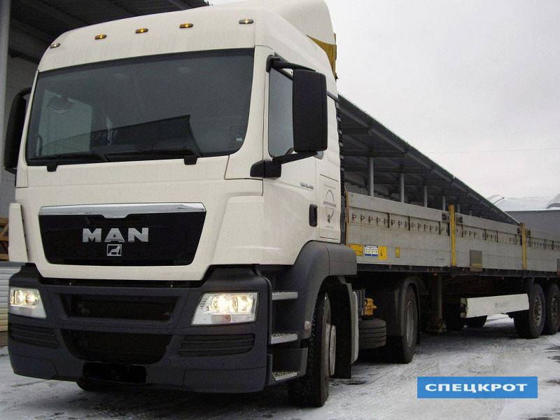 Фото Аренда бортового длинномера на базе Man