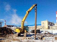 Аренда ямобура Komatsu PC200