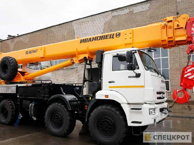 Аренда автокрана Камаз Ивановец КС 65740-7 40 тонн
