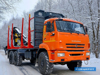 Лесовоз на шасси Камаз в аренду