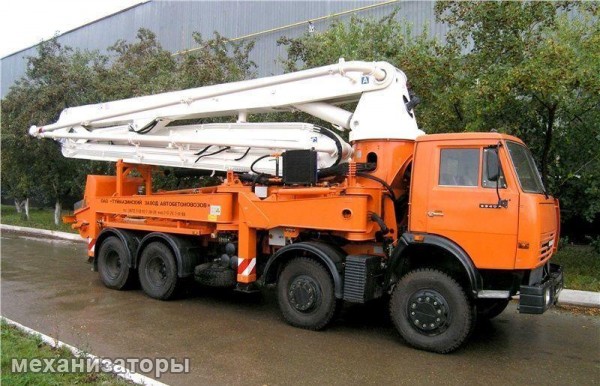 Бетононасос КАМАЗ АБН 7537 - 37 м