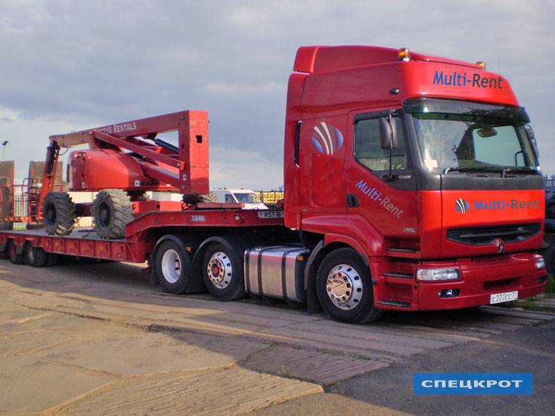 Фото Низкорамный трал 18 тонн в аренду